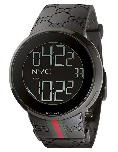 gucci sport digital watch|gucci 126.2 men's wrist watch.